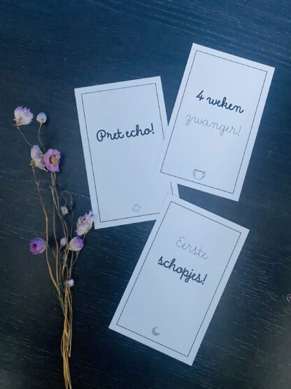 Mijlpaalkaarten 'Zwanger' - Afbeelding 2