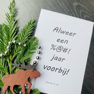 Alweer een %@#! jaar voorbij!