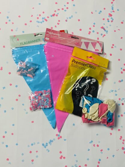Gender reveal pakket