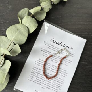 Goudsteen armband