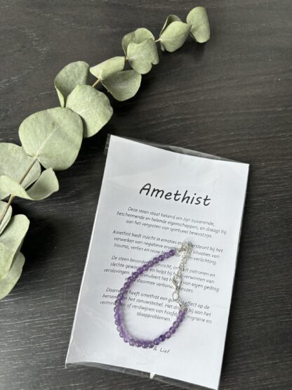 Amethist armband