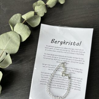 Bergkristal armband