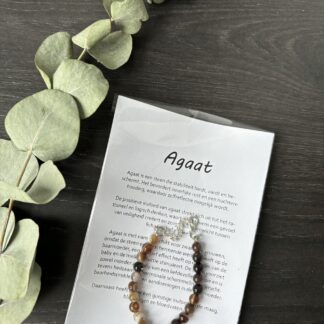 Agaat armband