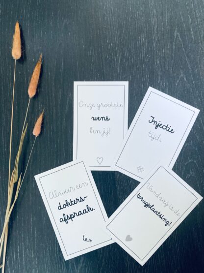 Mijlpaalkaarten fertiliteitstraject - Afbeelding 2