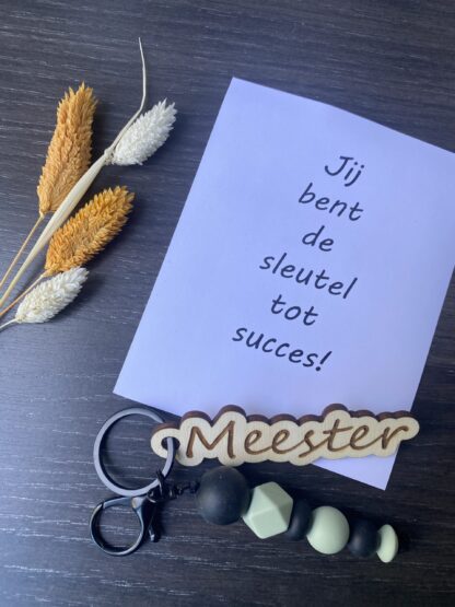 Sleutelhanger 'meester' - Afbeelding 2
