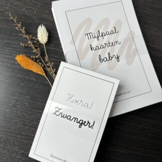 Mijlpaalkaartenset 'Zwanger' & 'Baby'