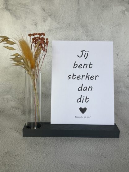 Jij bent sterker dan dit.