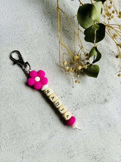 Sleutelhanger bloem - Afbeelding 3