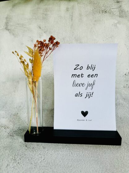 Zo blij met een lieve juf als jij!