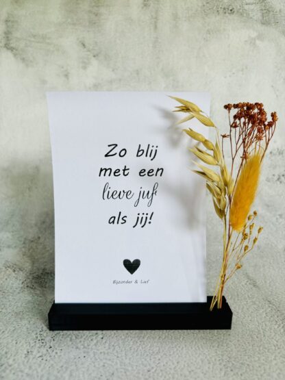 Zo blij met een lieve juf als jij! - Afbeelding 2