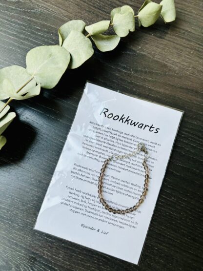 Rookkwarts armband