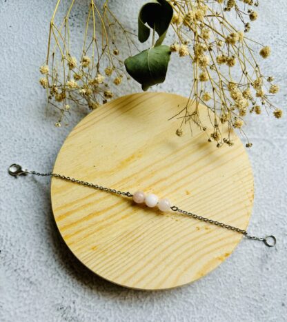 Rozenkwarts armband - Afbeelding 2