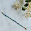 DIY natuurstenen armband - aquamarijn - Afbeelding 2