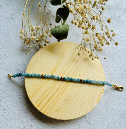 Aquamarijn armband - Afbeelding 2