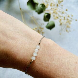 Maansteen armband