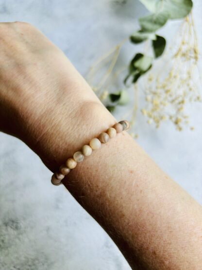 DIY natuurstenen armband - zonnesteen - Afbeelding 2
