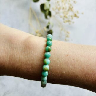 Amazoniet natuurstenen armband