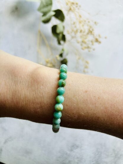 Amazoniet natuurstenen armband