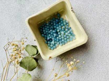 DIY natuurstenen armband - aquamarijn