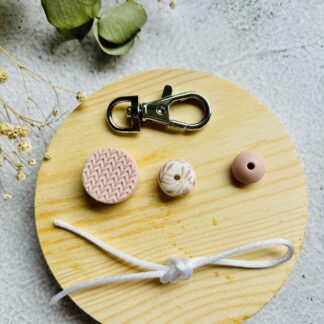 DIY sleutelhanger rond