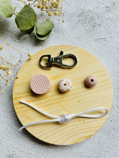 DIY sleutelhanger rond
