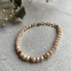 Zacht (zalm)roze armband - Afbeelding 2