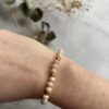 Zacht (zalm)roze armband