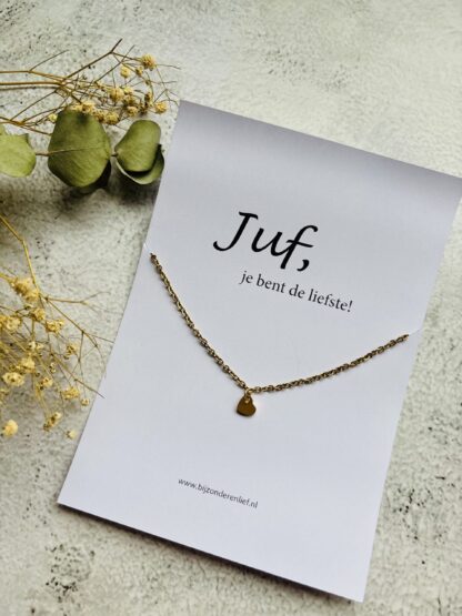 Armband hart - je bent de liefste! - Afbeelding 2