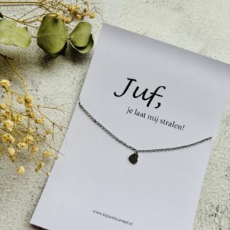 Armband hart - je laat mij stralen