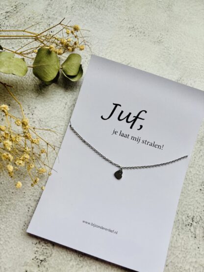 Armband hart - je laat mij stralen