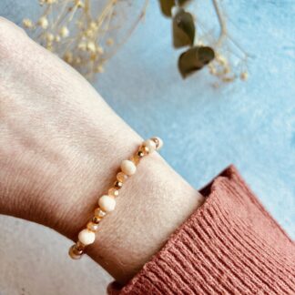 Armband rose/zalm