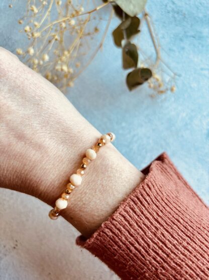 Armband rose/zalm
