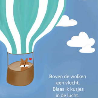 Jaardag kaartje - vosje