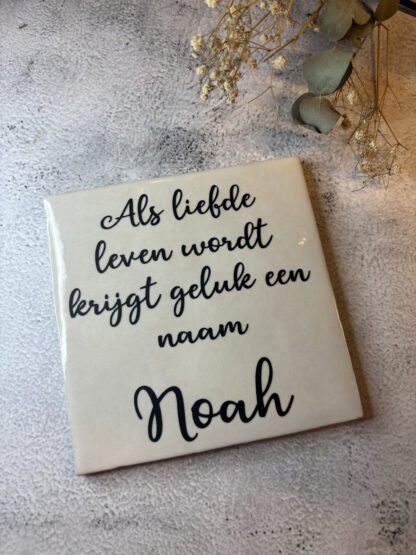 Tegel - Als liefde leven wordt krijgt geluk een naam