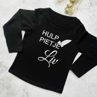 T-shirt hulppietje - naam