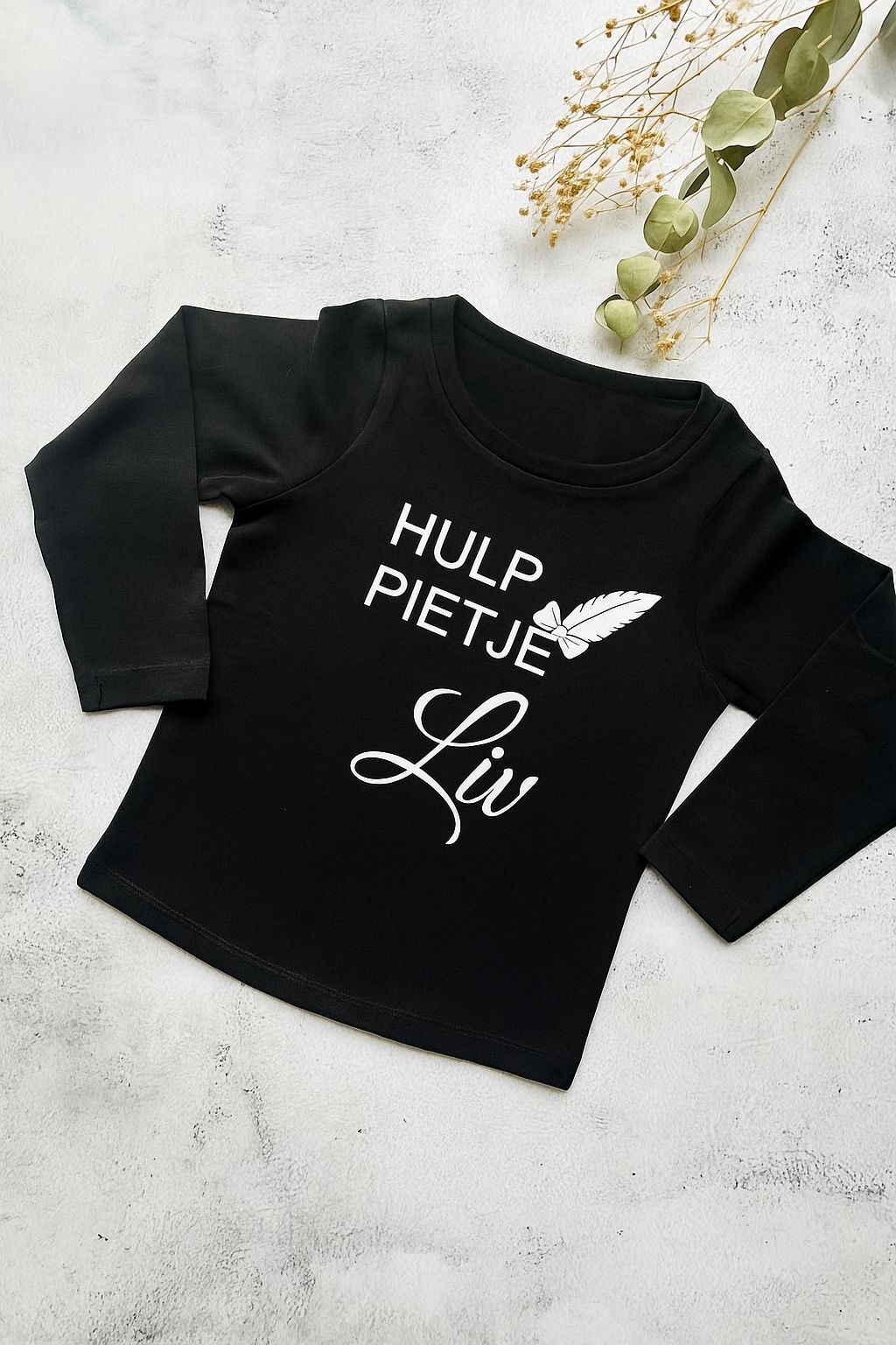 T-shirt hulppietje - naam