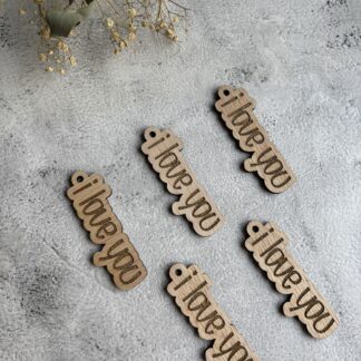 i love you - sleutelhanger