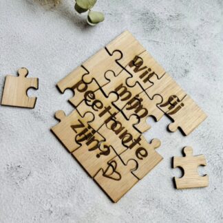 Puzzel - Wil je mijn peettante zijn?